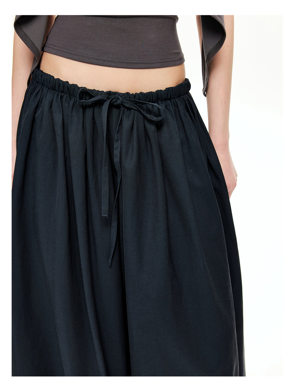Sculptural Gathered Cocoon Pants-Pre Order