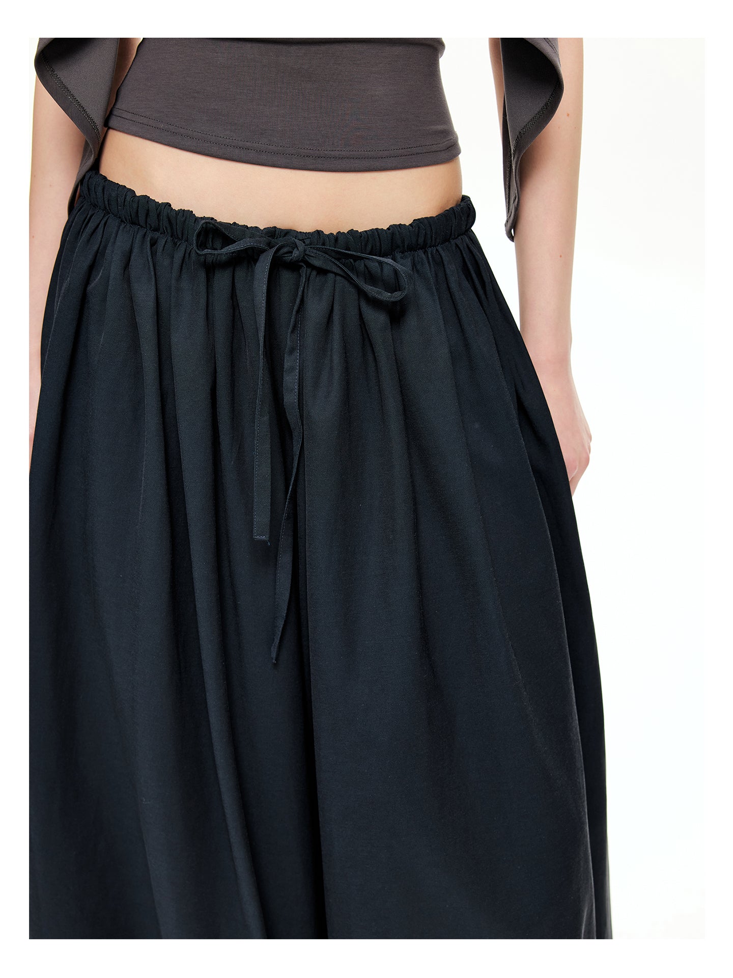 Sculptural Gathered Cocoon Pants-Pre Order