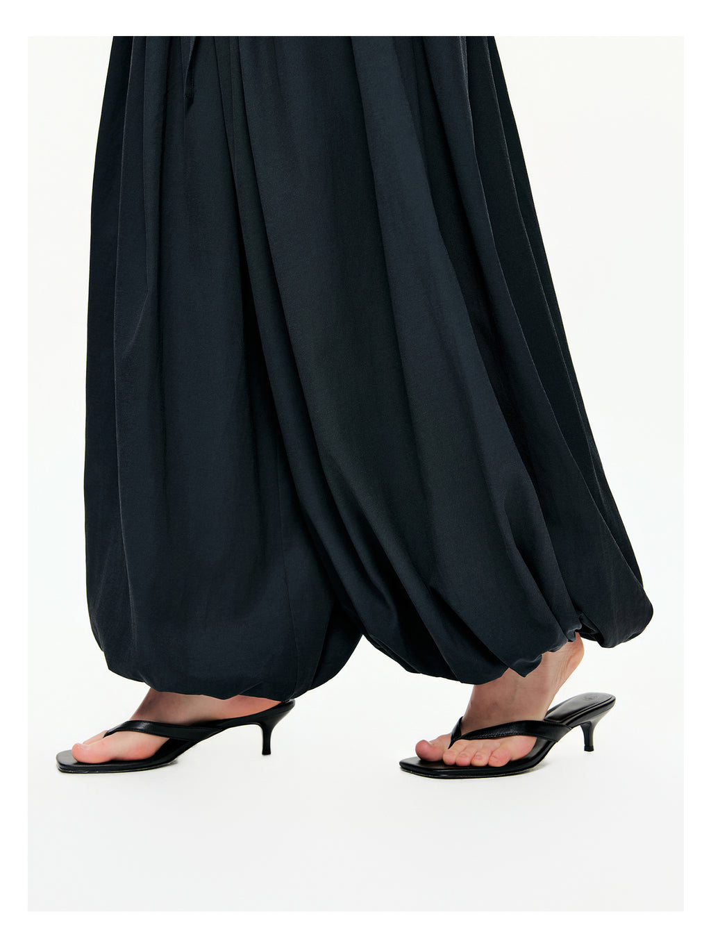 Sculptural Gathered Cocoon Pants-Pre Order