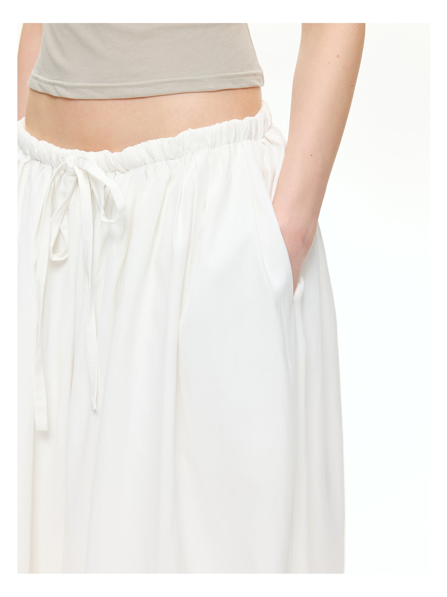 Sculptural Gathered Cocoon Pants-Pre Order